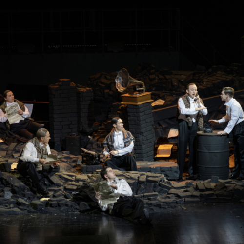 COMEDIAN HARMONISTS, Nationaltheater Mannheim 2025, Foto Natalie Grebe COMEDIAn HARMONISTS